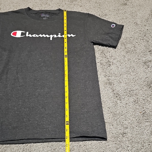 Champion Men's Dark Gray Short Sleeve Tee Size S - Picture 6 of 10
